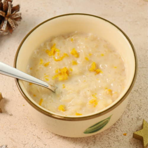 arroz doce sem ovos